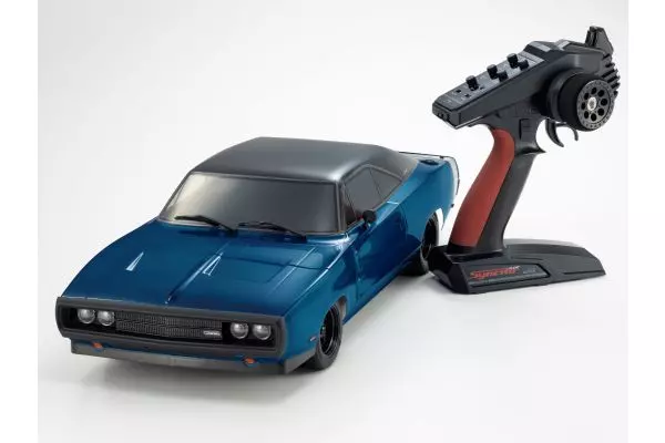 KYOSHO�@1/10 EP 4WD �t�F�[�U�[Mk2 FZ02L ���f�B�Z�b�g 1970 �_�b�W �`���[�W���[ �`���[���h�E�o�[�W���� �u���[ 34475T1