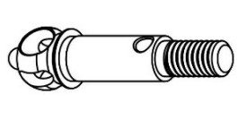 AXON@TC10/3 FRONT AXLE SHAFT (1pic)