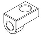 AXON@TC10/4 Rear body mount stay blok 2pic