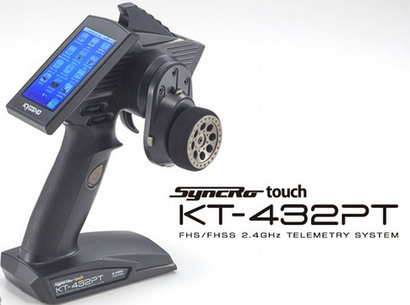KYOSHO　FHS／FHSS 4チャンネル 2.4GHzシステム送信機 Syncro Touch KT-432PT 