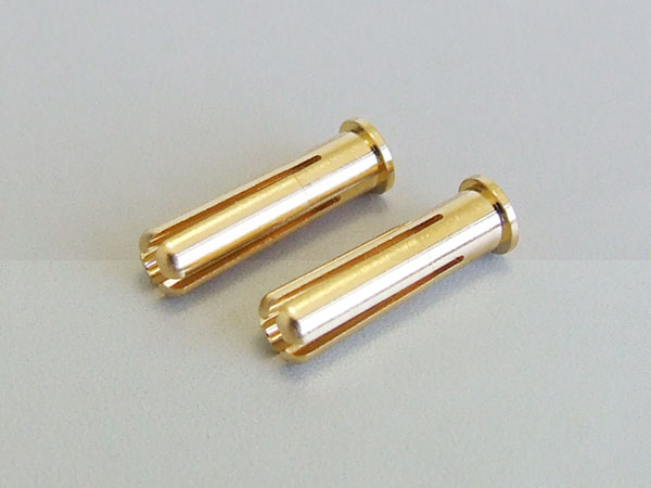カワダ　4.0mmゴールド薄型先割れオス：2個入 