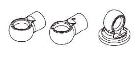 AXON@SHOCK CAP & END PARTS