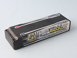 G☆STYLE　GRAND　SLAM　LIPO 6200 100C 4mmコネクター仕様　ブラック