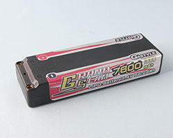 G☆STYLE　GRAND　SLAM　LIPO 7600 100C 4mmコネクター仕様　レッド