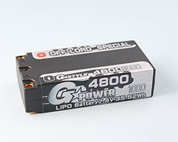 G☆STYLE　G☆POWER LIPO OFF-LORD SPECIAL4800 100C 5mmコネクター仕様 ブラック
