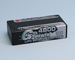 GSTYLE@GPOWER LIPO OFF-LORD SPECIAL4800 100C 4mmRlN^[dl ubN