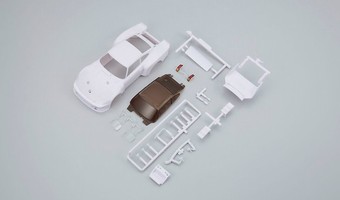 KYOSHO MINI Z ポルシェ  ターボ ホワイトボディセット