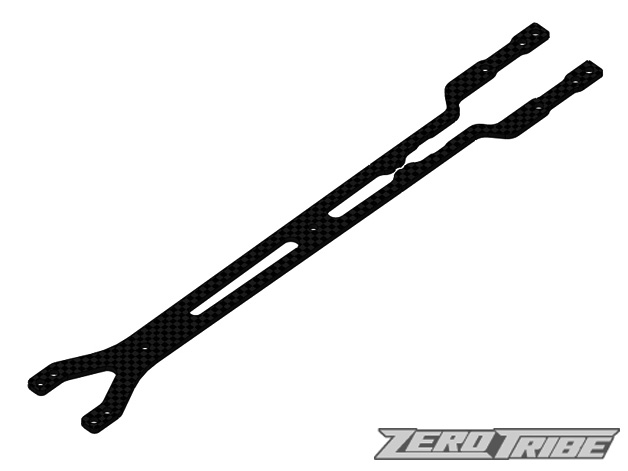 ZERO TRIBE　ZT1007 カーボンアッパーデッキ2.0mm (XRAY T4 ’18用)